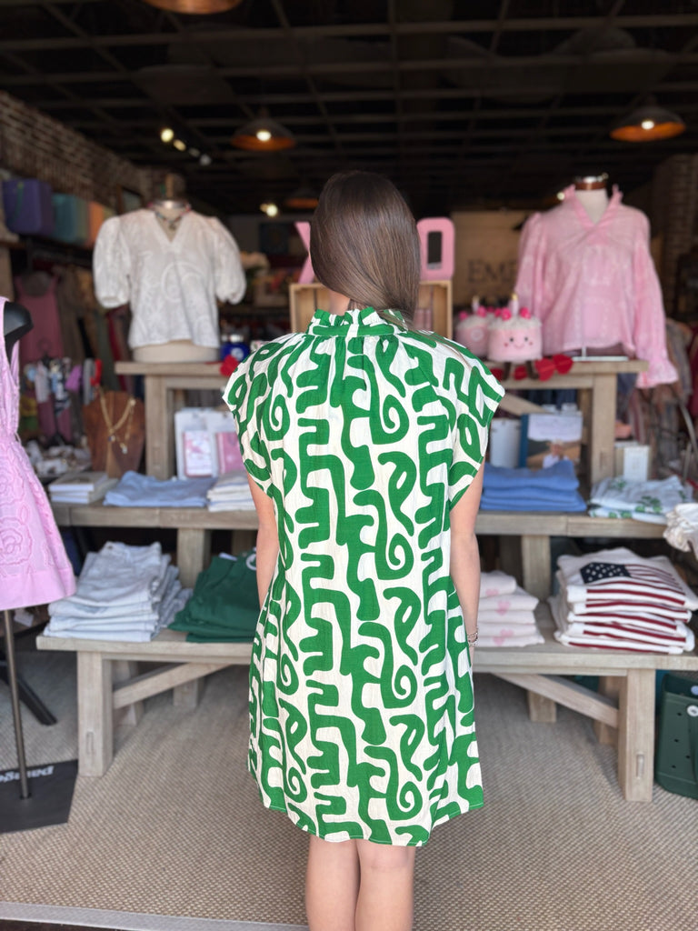 Mila Patterned Dress