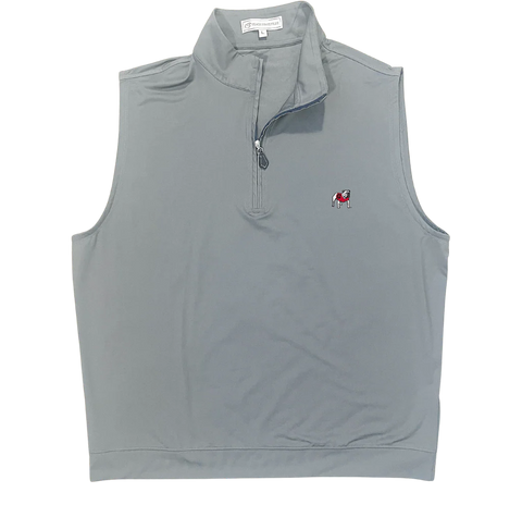 UGA Standing Dawg 1/4 Zip Performance Pullover Black