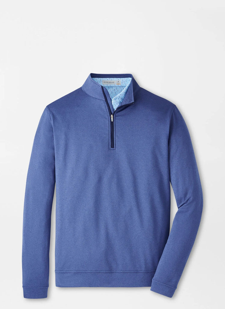 Perth Melange Performance Quarter Zip Pullover