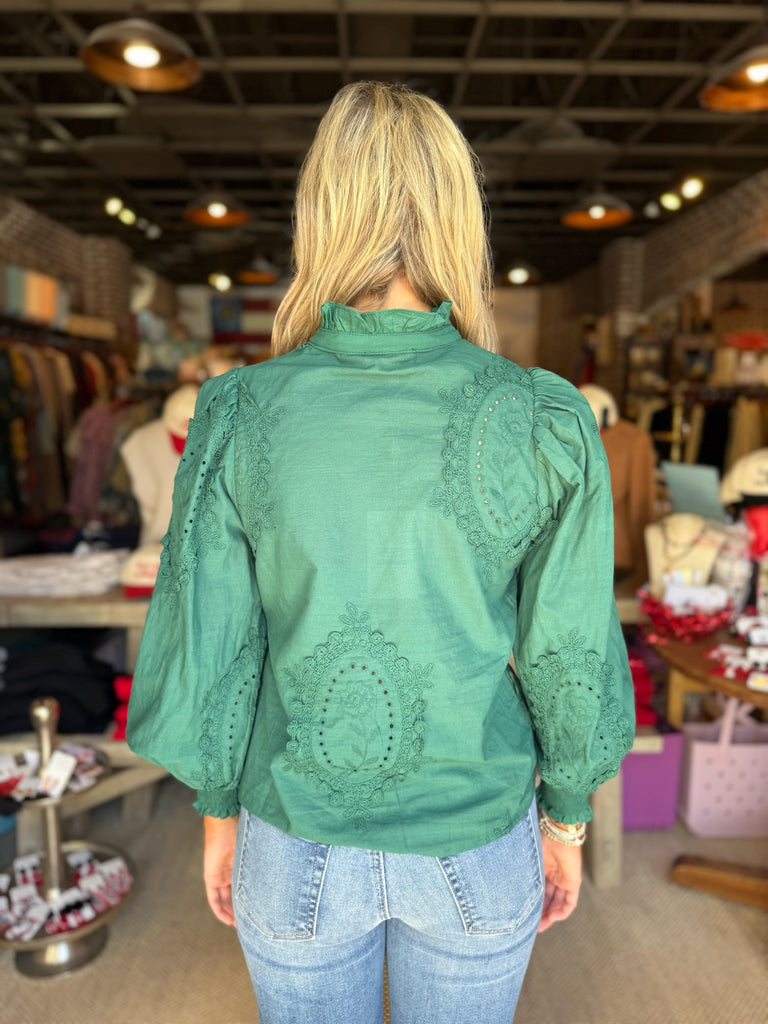 Button Up Detail Top