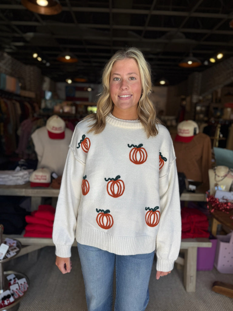 Pumpkin Cream Sweater