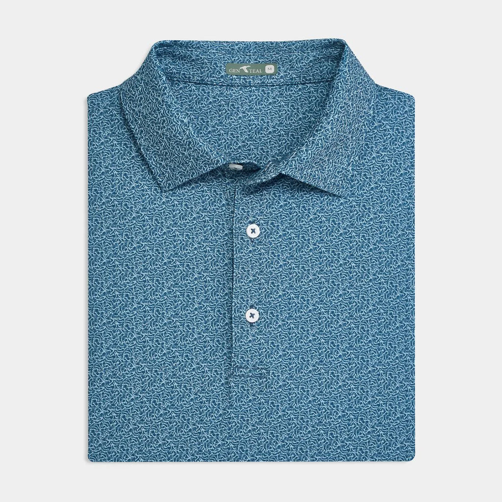 Twilight Antlers Printed Performance Polo