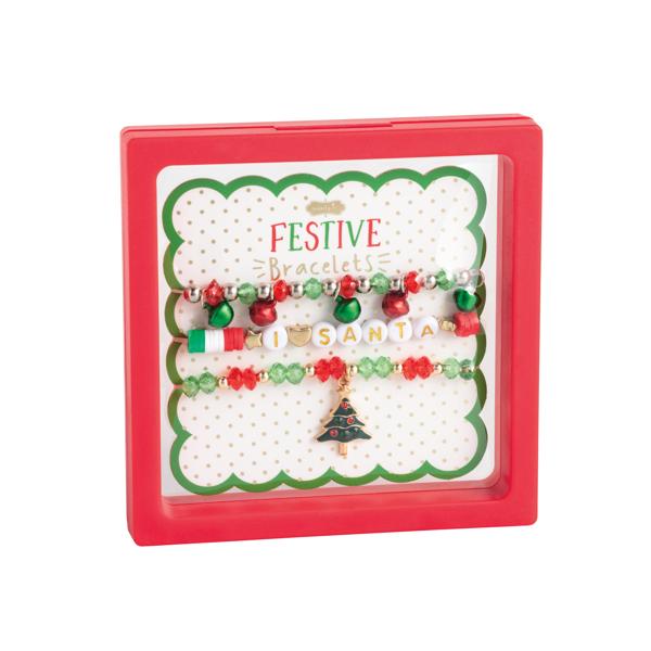 Festive Beaded Bracelet Set