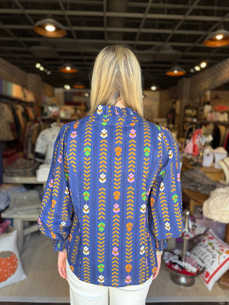 Midnight Mix Floral Top