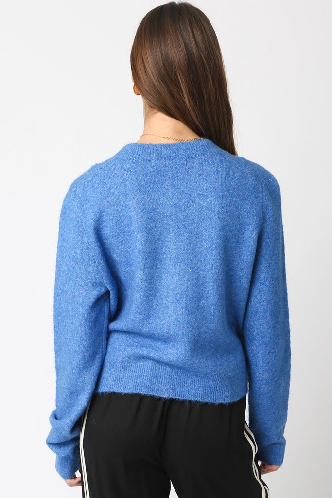Blue Stella Knit Cardigan