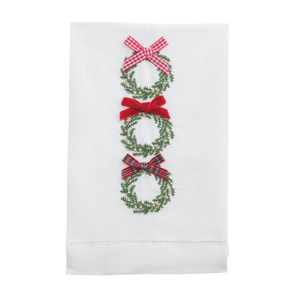 Xmas Embroidered Towel