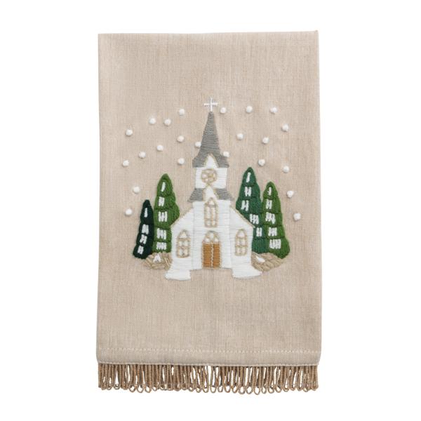Xmas Embroidered Towel