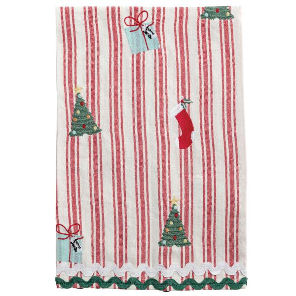 Xmas Embroidered Towel Pack
