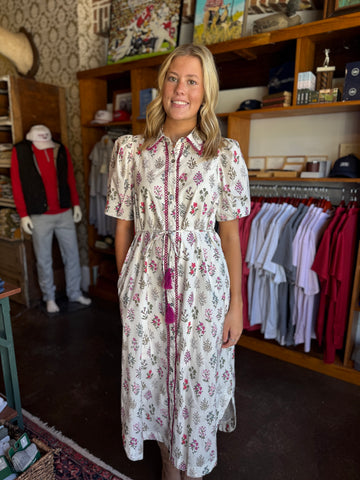 Naomi Red Plaid Dress