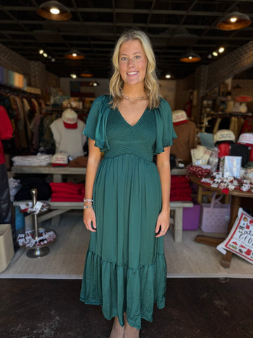 Naomi Red Plaid Dress