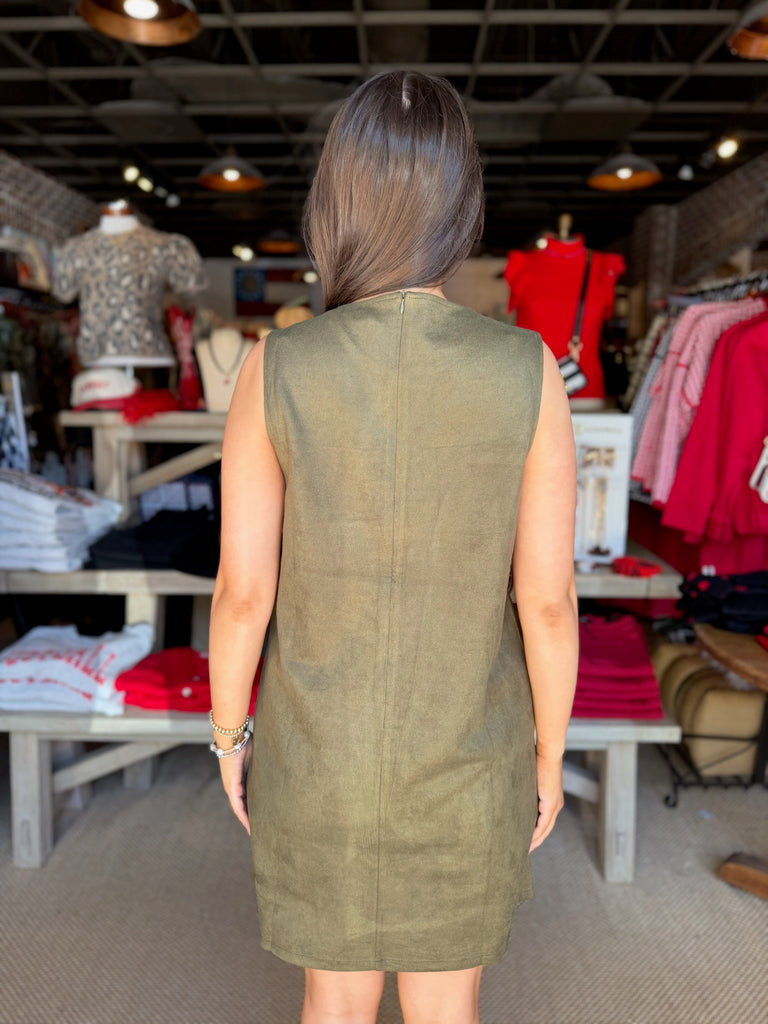 Sally Suede Dress