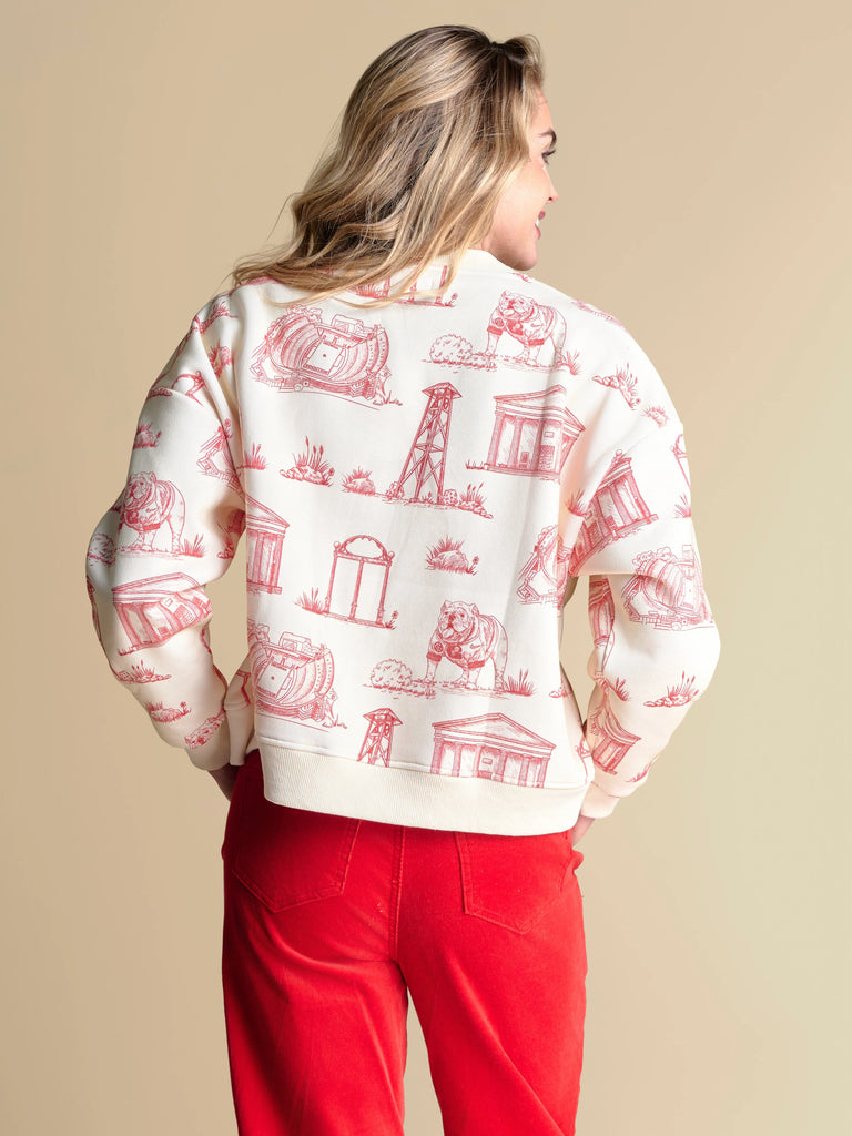 Georgia Team Toile Pullover