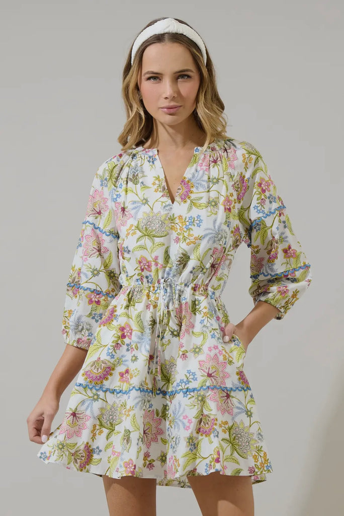 Pany Floral Dabria Mini Dress