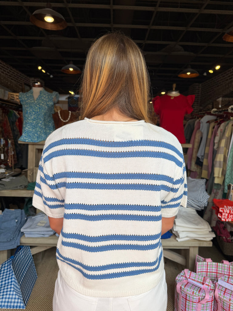 Prado Stripe Sweater Tee