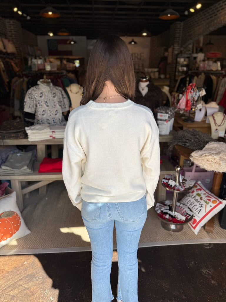 Tie The Ribbon Sweater Warm White