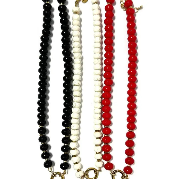 Russell w/ Bulldog Necklace