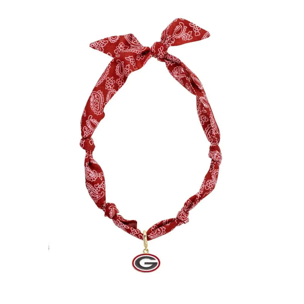 Logo Bandana Scarf Necklace