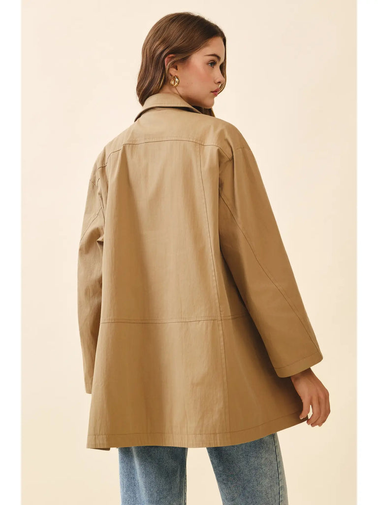 FINAL SALE - Relaxed Fit Utility Jacket