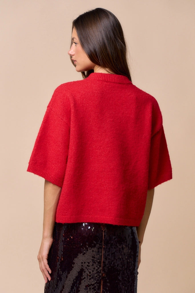 Sarah Sweater Sleeve Top