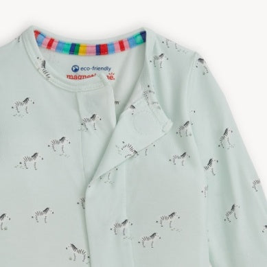 Magnetic Me - Teal Savannah Plains Modal Footie