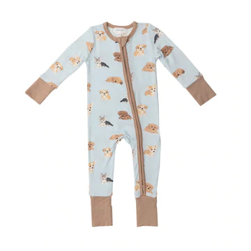 Puppy 2-Way Zipper Romper