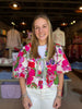 Frankie Floral Top Pink