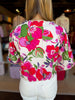 Frankie Floral Top Pink