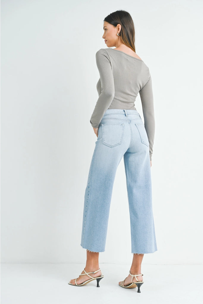 Scissor Cut Wide Leg Pant