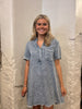 Washed Denim Shirt Dress