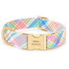 Blooming Plaid Spring Easter Collar