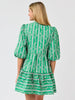 Riley Garden Lace Green Mini Dress