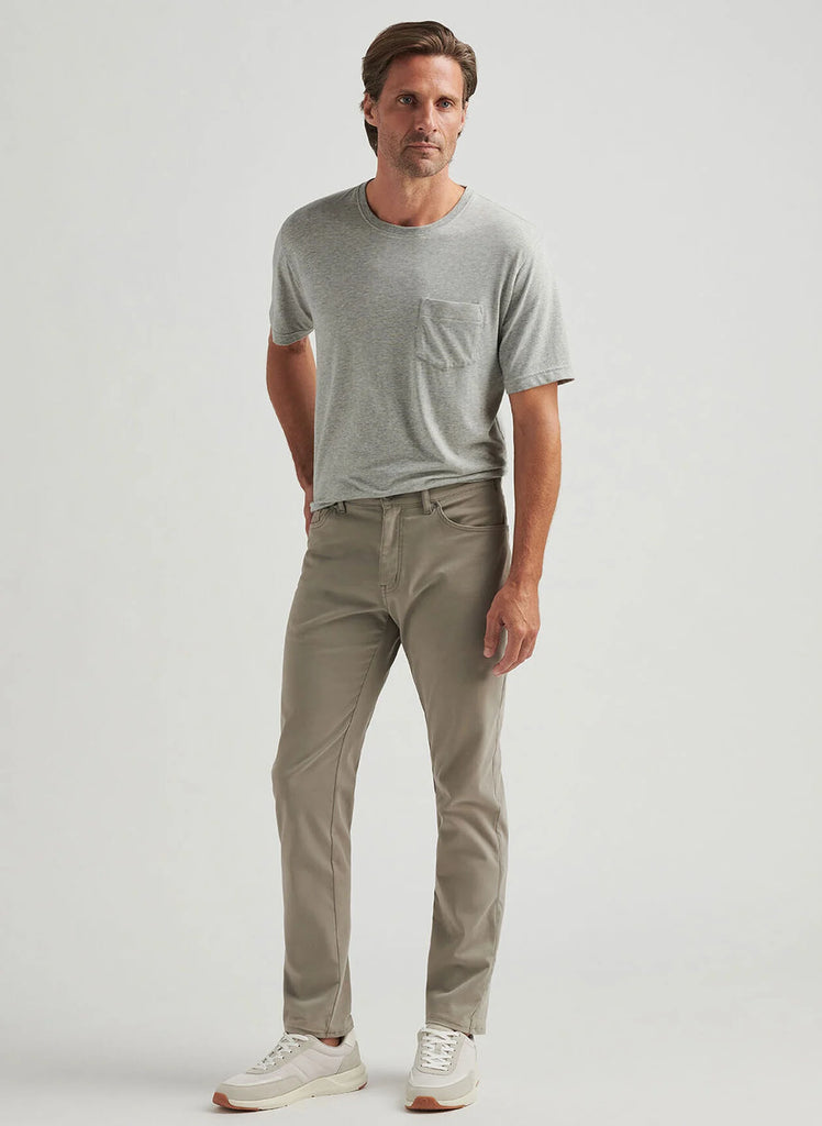 Signature Sateen Five-Pocket Pant Gale Grey