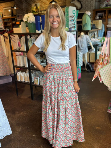 Blue Ric Rac Gingham Top