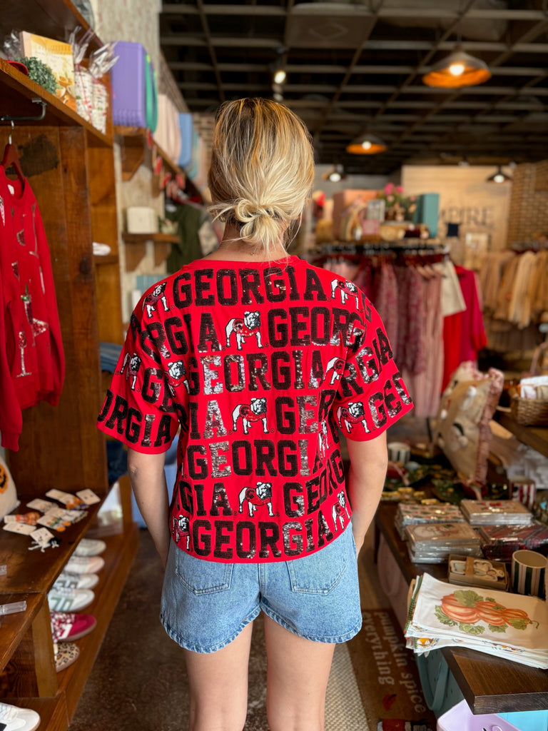 The Sequin Repeat Tee