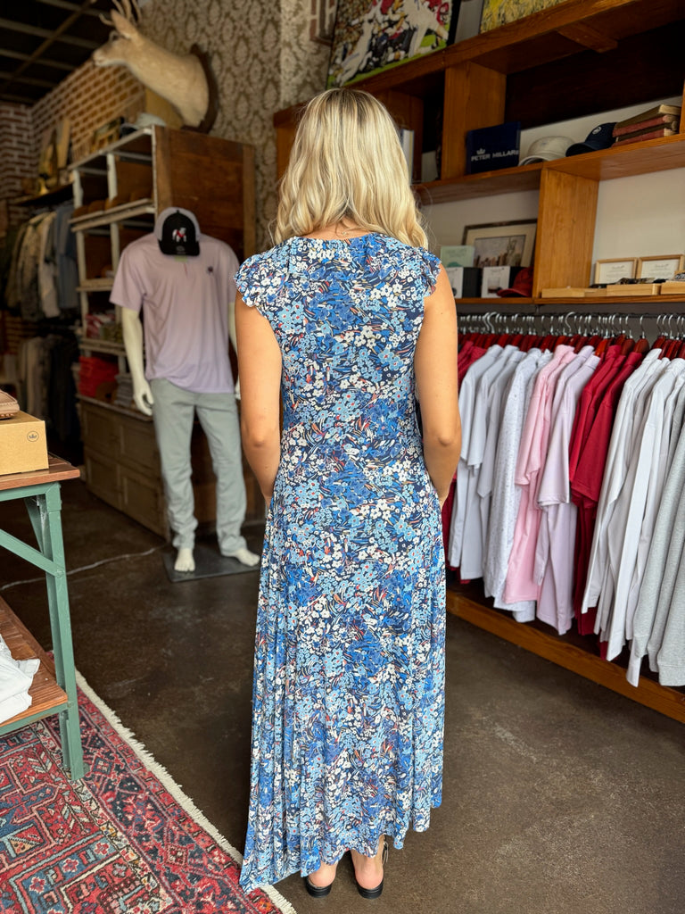 Hattie Dress Bristol Blue