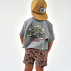 Youth Off Road Bronco SS Pocket Tee Dark Heather Grey