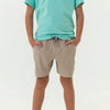Youth Athletic Short Heather Khaki - Venado Camo Liner