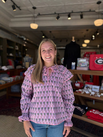 The Boxy Chenille Shirt Georgia