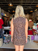 Leopard Gold Button Dress