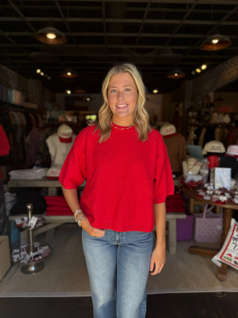 Sarah Sweater Sleeve Top