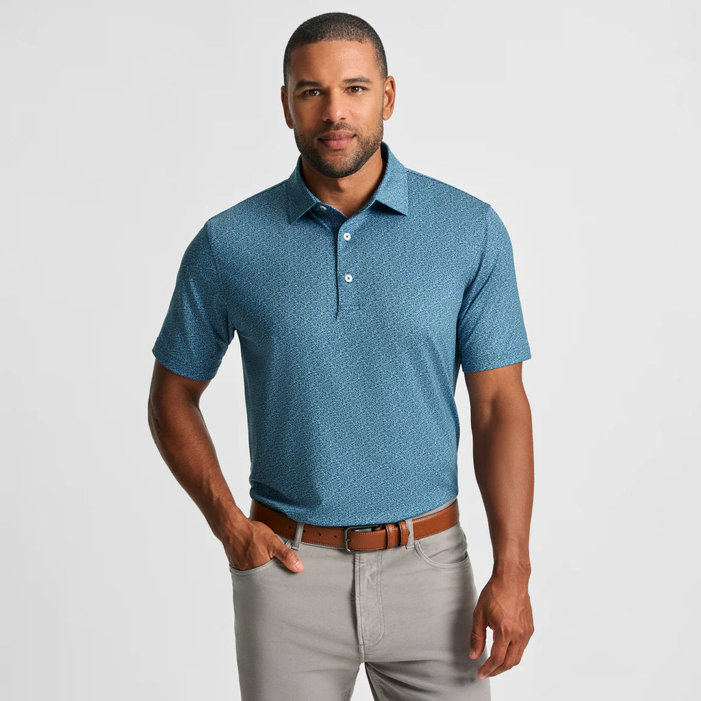 Twilight Antlers Printed Performance Polo