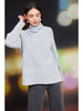 Cozy Turtleneck Sweater Grey