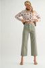 Rosemary High Rise Utility Wide Leg Pant