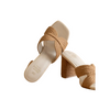 Santiago Raffia Heel Toffee