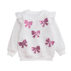 Bow Sequin Sweatshirt