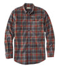 Scotch Plaid Flannel Shirt Button Down Slightly Fitted