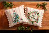 Striped Embroidery Pillow