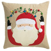 Felt Appliqué Santa Pillow