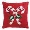 Whimsy Christmas Embroidered Pillow