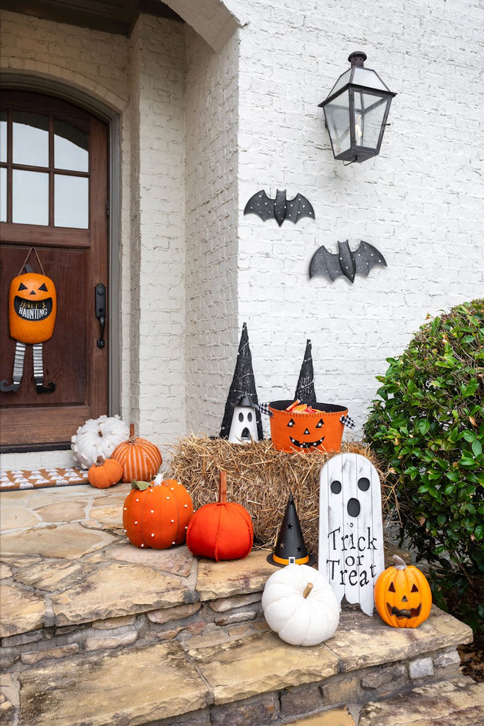 Dotted Stuffed Pumpkin